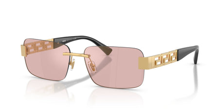 Versace 0VE2298 10021T 58 Gold/ Pink Mirror Gold