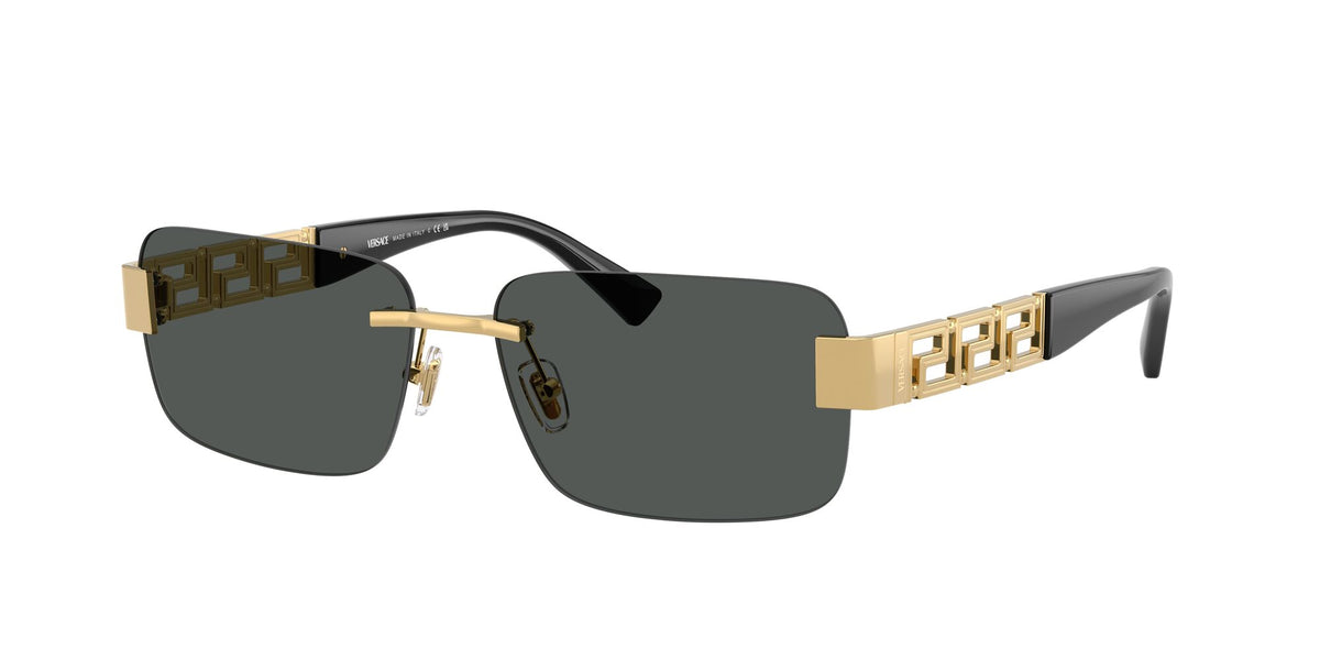 Versace 0VE2298 100287 58 Gold/ Dark Grey