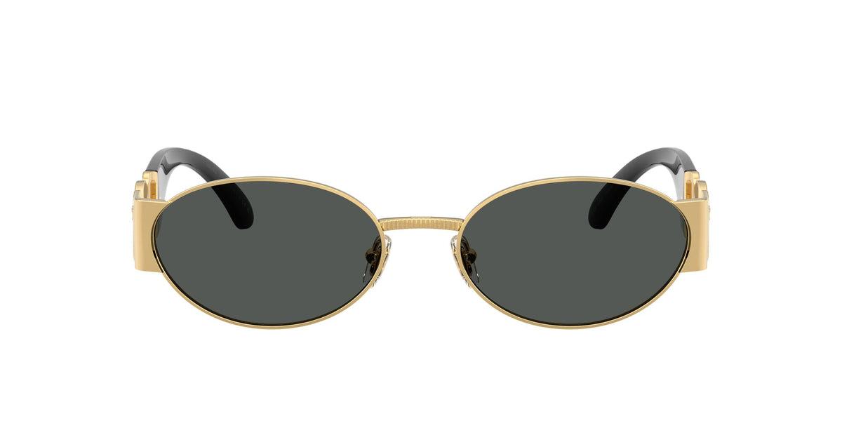 Versace 0VE229910028756 Gold/ Dark Grey
