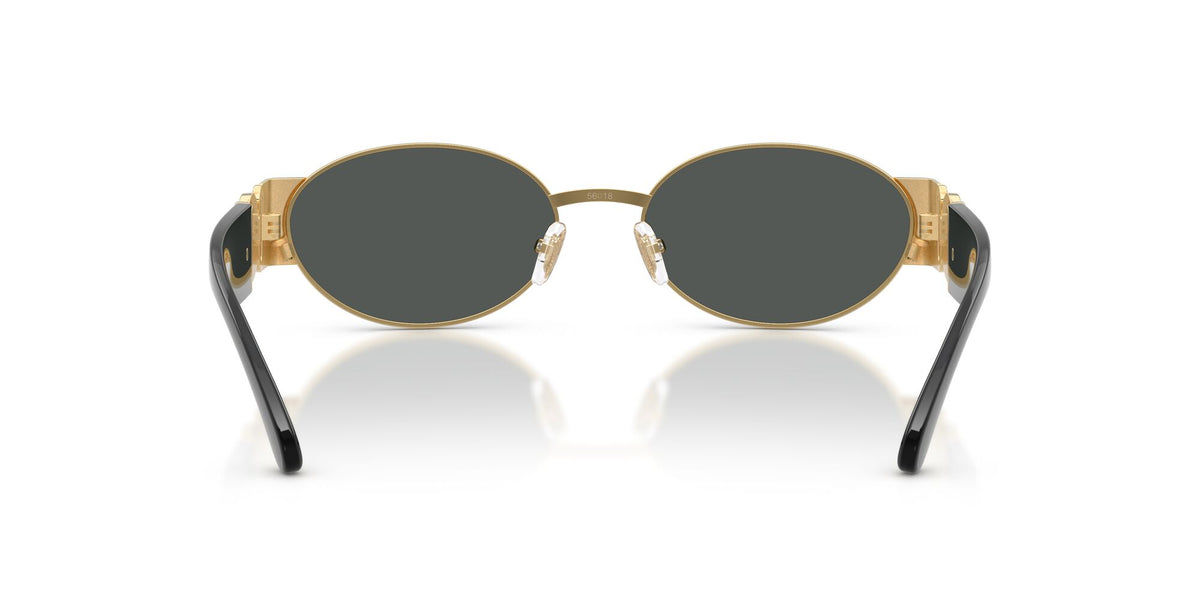 Versace 0VE229910028756 Gold/ Dark Grey