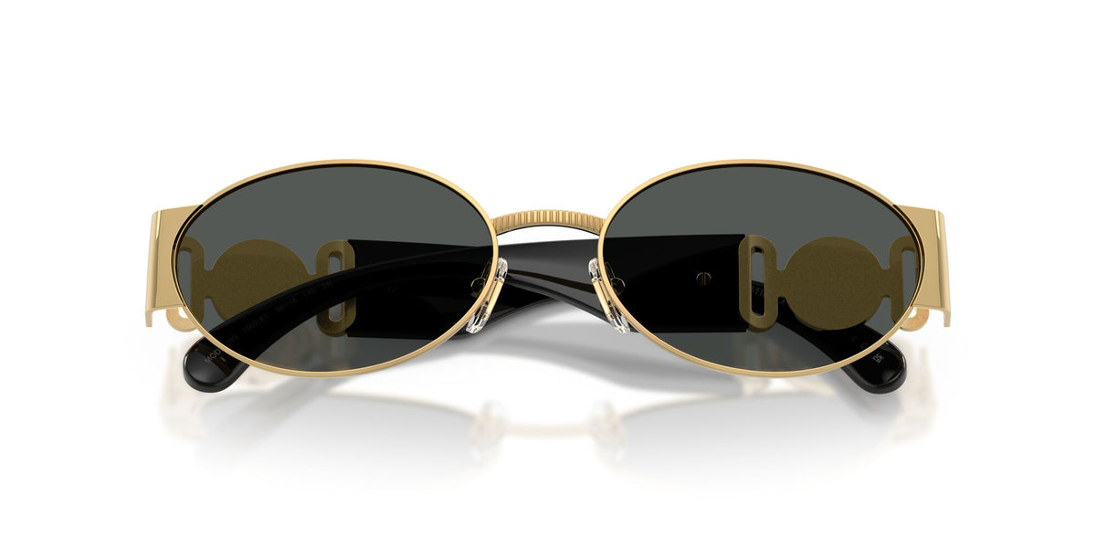Versace 0VE229910028756 Gold/ Dark Grey