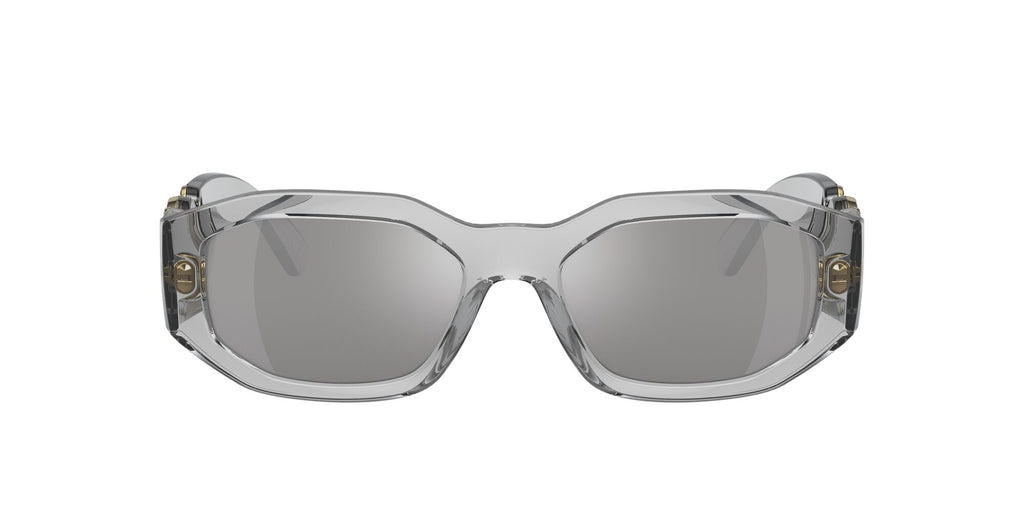 Versace 0VE4361 311/6G 53 Transparent Grey/ Light Grey Mirror Silver 53 / Polycarbonate / Nylon / Nylon