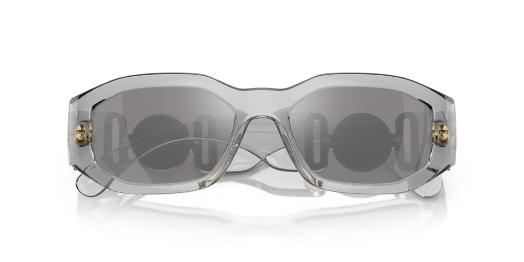 Versace 0VE4361 311/6G 53 Transparent Grey/ Light Grey Mirror Silver 53 / Polycarbonate / Nylon / Nylon