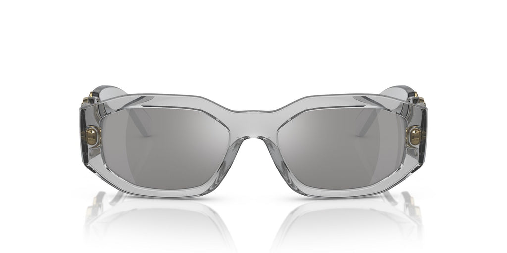 Versace 0VE4361 311/6G 53 Transparent Grey/ Light Grey Mirror Silver 53 / Polycarbonate / Nylon / Nylon