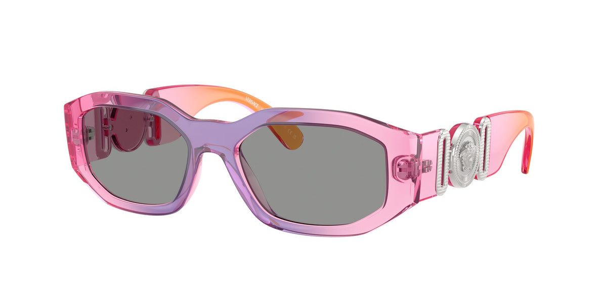 Versace 0VE4361 5537/1 53 Gradient Pink/Violet/Orange/ Grey