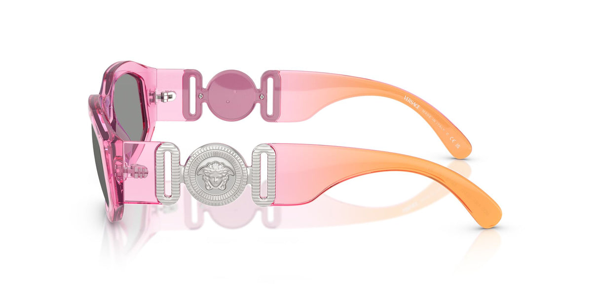 Versace 0VE4361 5537/1 53 Gradient Pink/Violet/Orange/ Grey