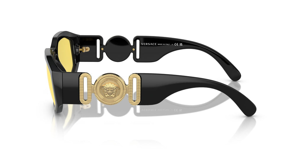 Versace 0VE4361 GB1/85 53 Black/ Yellow 53 / Polycarbonate / Nylon / Nylon