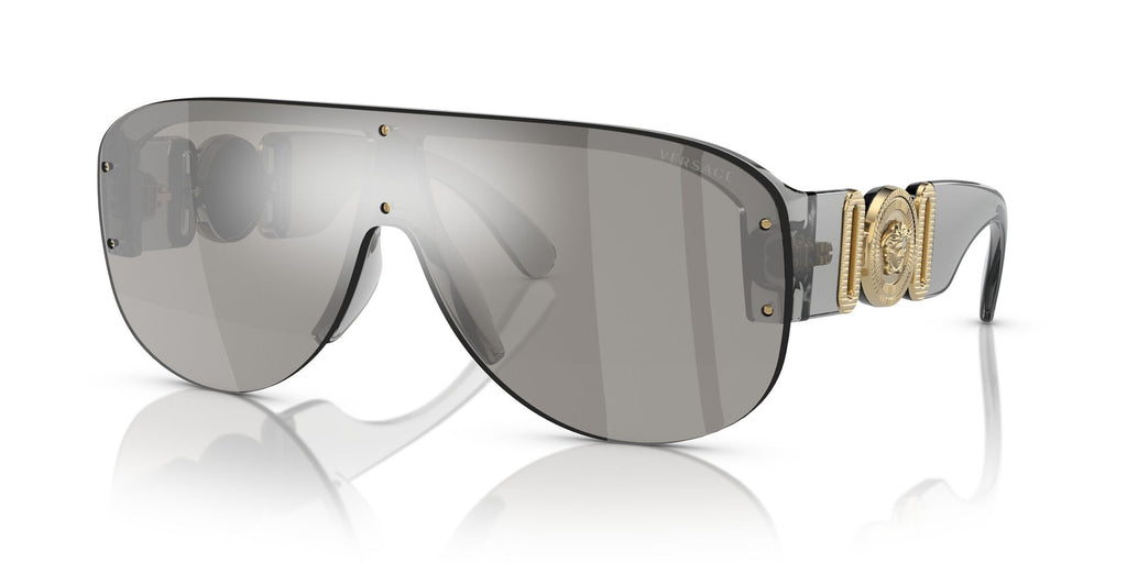 Versace 0VE4391 311/6G 48 Transparent Grey/ Light Grey Mirror Silver 48 / Polyamide / Nylon / Nylon