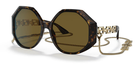Versace 0VE4395 534673 59 Havana/ Dark Brown 59 / Polyamide / Acetate / Metal