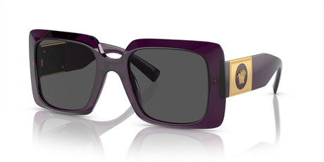 Versace 0VE4405 538487 54 Transparent Purple/ Dark Grey 54 / Polyamide / Acetate / Nylon