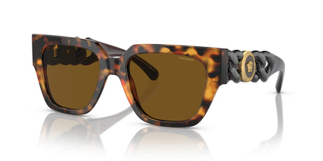 Versace 0VE4409 511983 53 Havana
Dark Brown Polarized 53 
Cr39 
Acetate 
Nylon
