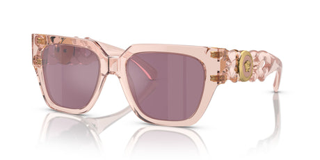 Versace 0VE4409 5339AK 53 Transparent Pink/ Violet Internal Mirror Silver 53 / Polyamide / Acetate / Nylon