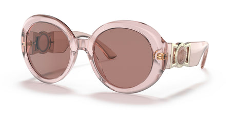 VE 4414 Versace  Transparent Pink / Light Brown 55 55 / Polyamide / Acetate / Molded