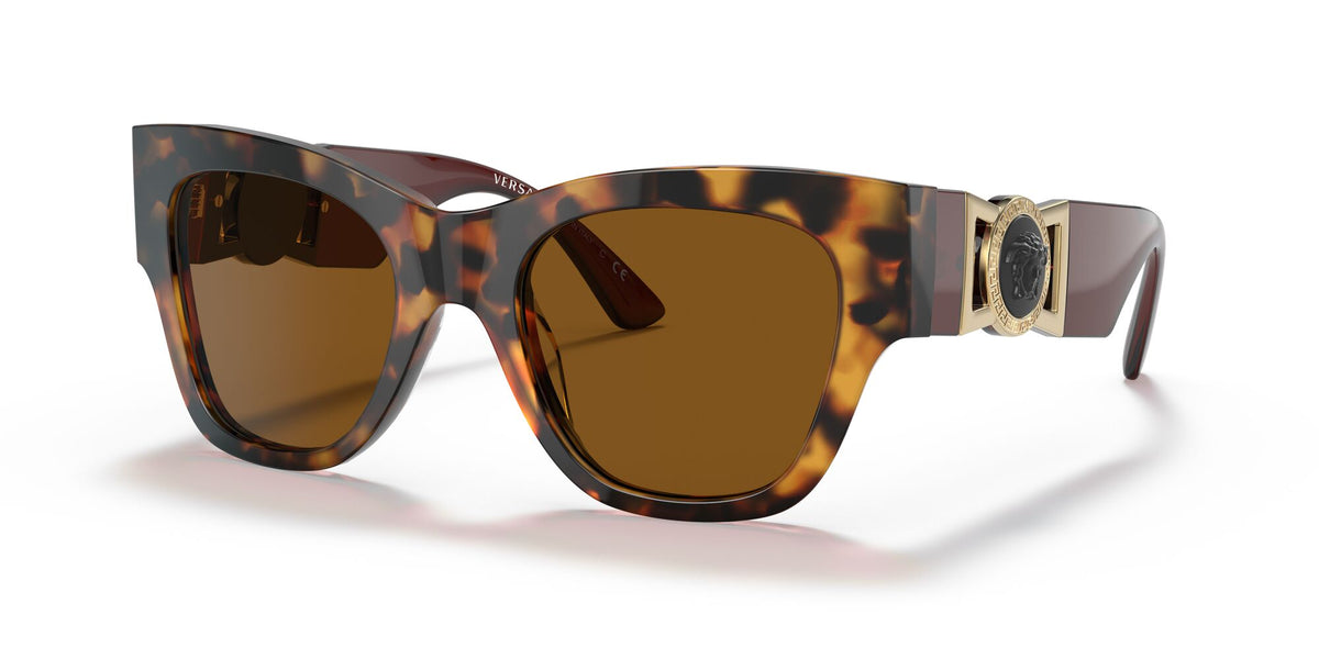 VE 4415U Versace  Havana / Dark Bronze 52 52 / Polyamide / Acetate / Molded