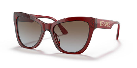 VE 4417U Versace  Transparent Red / Grey Gradient Brown 56 56 / Polyamide / Acetate / Molded