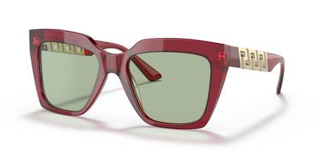 VE 4418 Versace  Transparent Red / Green 56 56 / Polyamide / Acetate / Metal