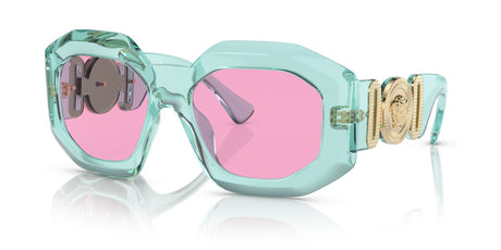 VE 4424U Versace  Transparent Turquoise / Fuchsia 56 56 / Polycarbonate / Nylon / Nylon