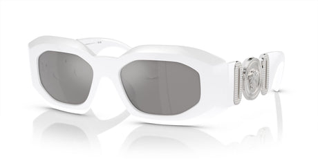 Versace 0VE4425U 314/6G 54 White/ Light Grey Mirror Silver