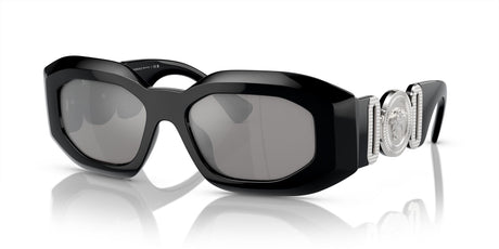 Versace 0VE4425U 54226G 54 Black/ Light Grey Mirror Silver 80 54 / Polycarbonate / Nylon / Nylon