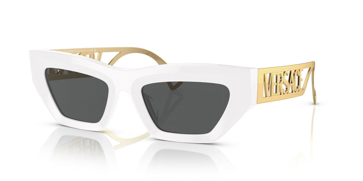 Versace 0VE4432U 401/87 53 White/ Dark Grey 53 / Polyamide / Acetate / Metal