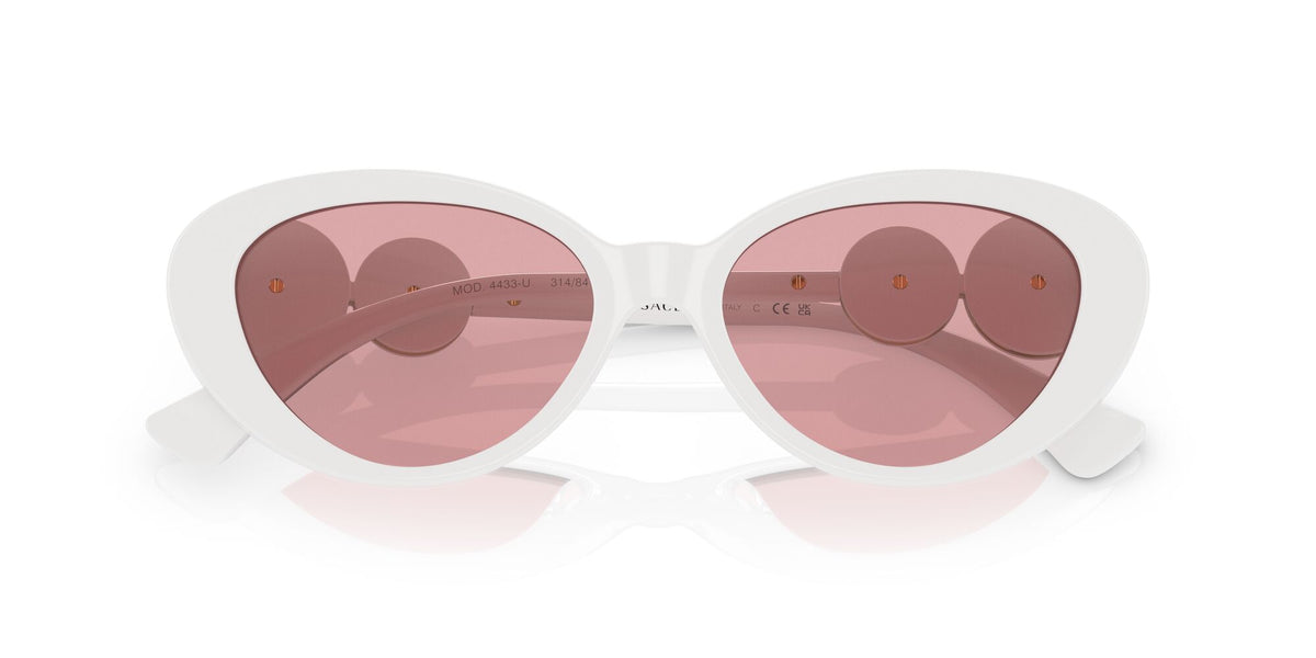 VE 4433U Versace  White / Light Violet 54 54 / Polyamide / Acetate / Metal