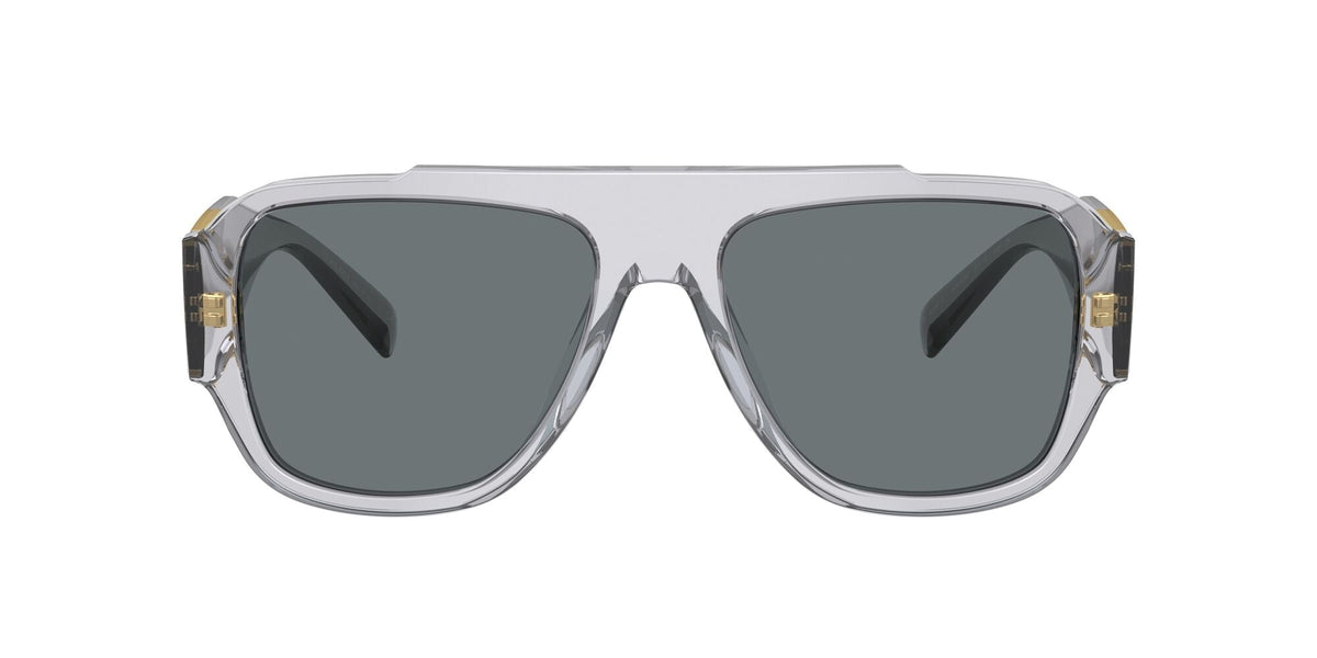 Versace 0VE4436U 530580 57 Transparent Grey/ Dark Blue - Blue Star Eyewear