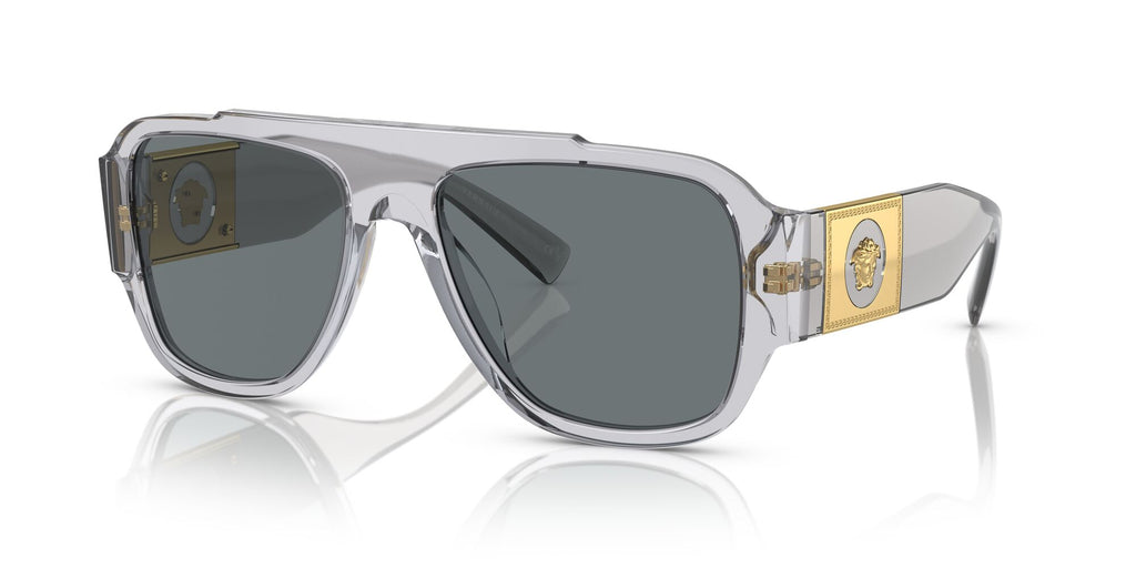 Versace 0VE4436U 530580 57 Transparent Grey/ Dark Blue 57 / Polyamide / Acetate / Molded