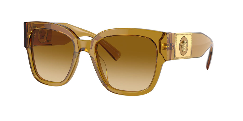 Versace 0VE4437U 53472L 54 Transparent Honey/ Light Yellow Gradient Ochre 54 / Polyamide / Acetate / Nylon