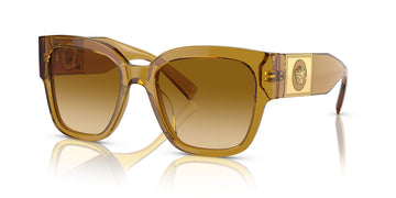 Versace 0VE4437U 53472L 54 Transparent Honey/ Light Yellow Gradient Ochre 54 / Polyamide / Acetate / Nylon