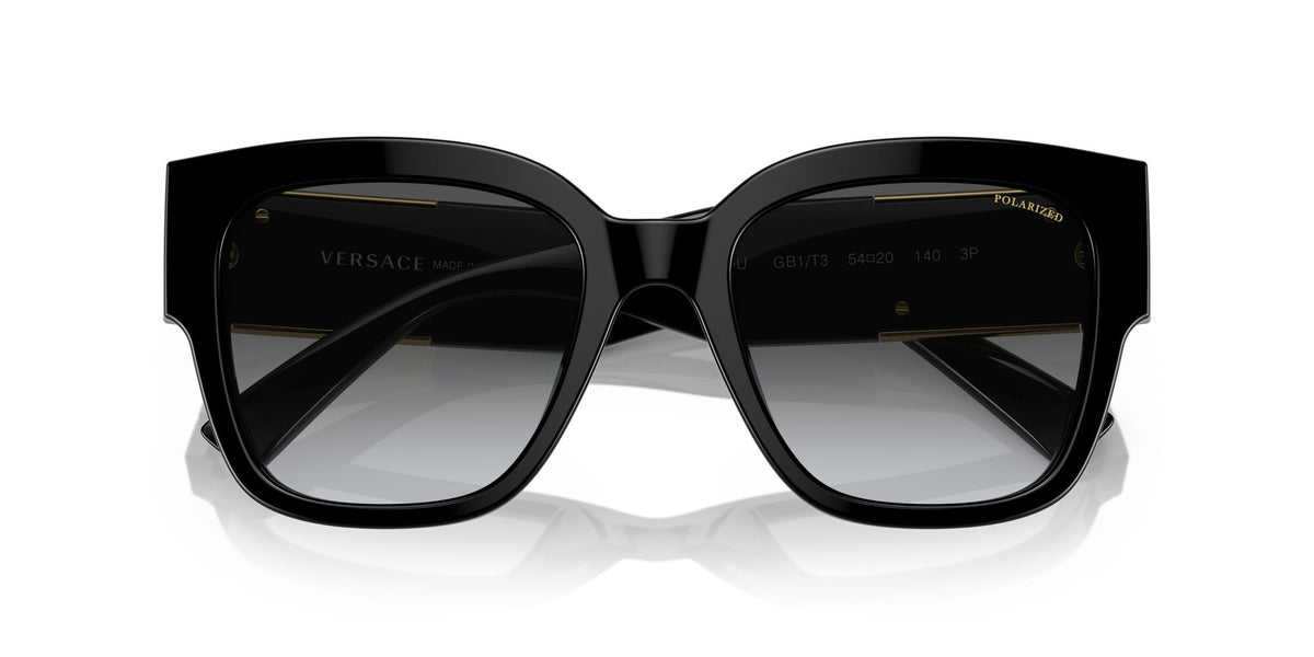 Versace 0VE4437U GB1/T3 54 Black/ Polar Grey Gradient 54 / Cr39 / Acetate / Nylon