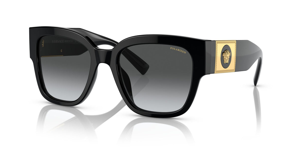 Versace 0VE4437U GB1/T3 54 Black/ Polar Grey Gradient 54 / Cr39 / Acetate / Nylon