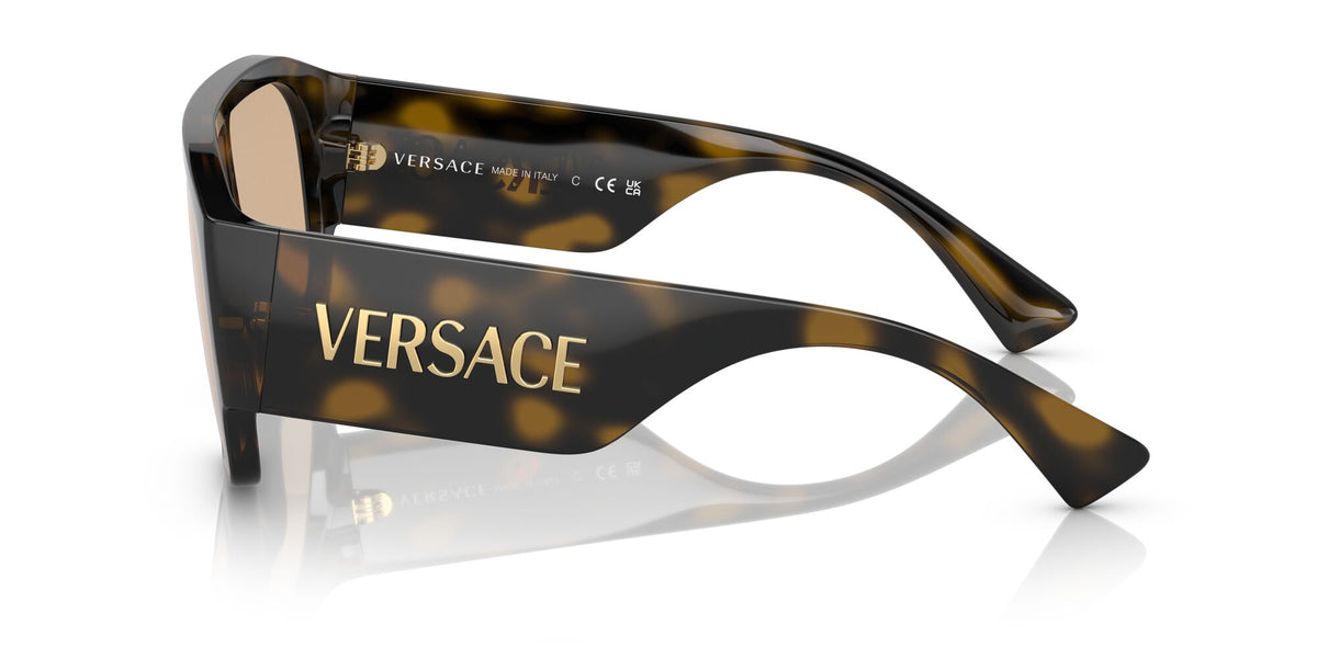 Versace 0VE4439 108/73 33 Havana/ Light Brown 33 / Polyamide / Nylon / Nylon
