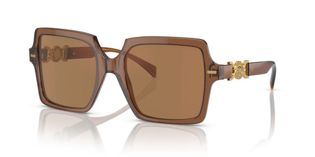 VE 4441F Versace  Transparent Brown / Brown Orange Metallic 55 55 / Polyamide / Acetate / Metal
