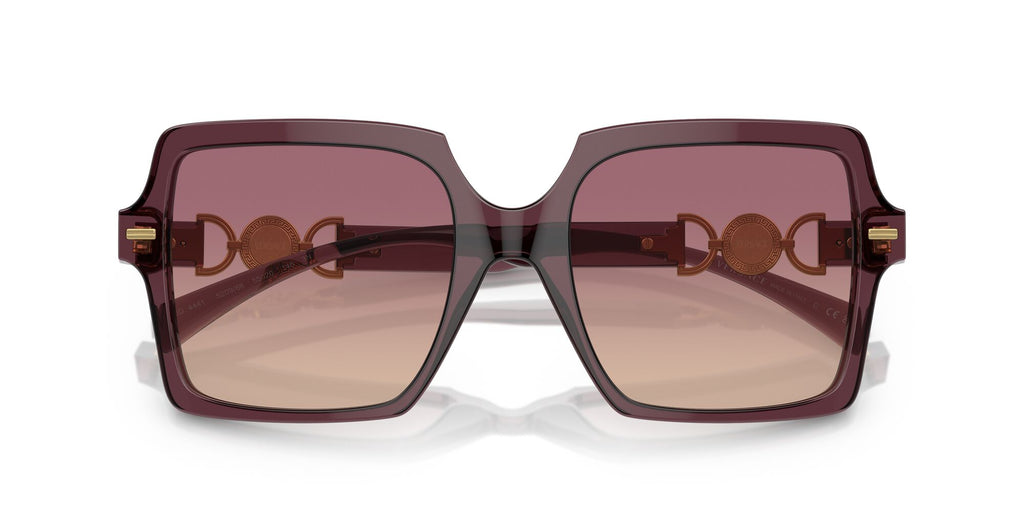 VE 4441 Versace  Transparent Violet / Brown Gradient Violet 55 55 / Polyamide / Acetate / Metal