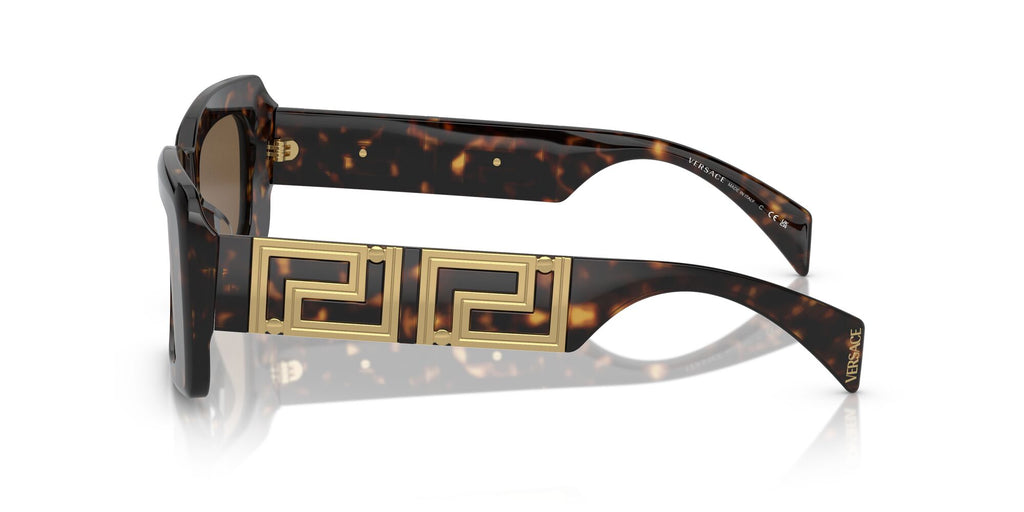 Versace 0VE4444U 108/73 54 Havana/ Dark Brown 54 / Polyamide / Acetate / Nylon