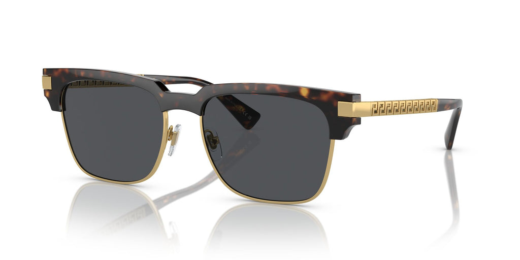 Versace 0VE4447 108/87 55 Havana/ Dark Grey