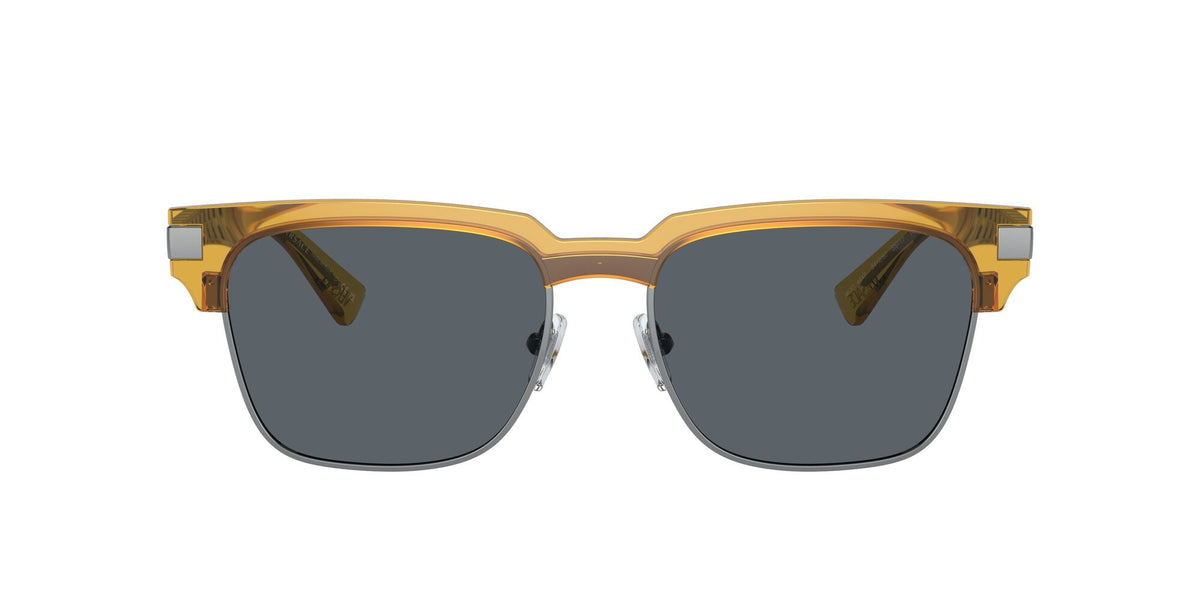 Versace 0VE4447 541280 55 Transparent Yellow/ Dark Blue - Blue Star Eyewear