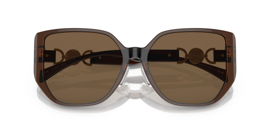 Versace 0VE4449D 541673 58 Transparent Brown/ Dark Brown 58 / Polyamide / Acetate / Metal