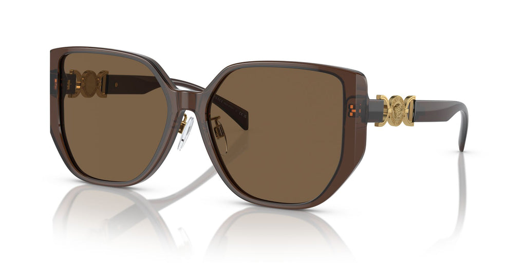Versace 0VE4449D 541673 58 Transparent Brown/ Dark Brown 58 / Polyamide / Acetate / Metal