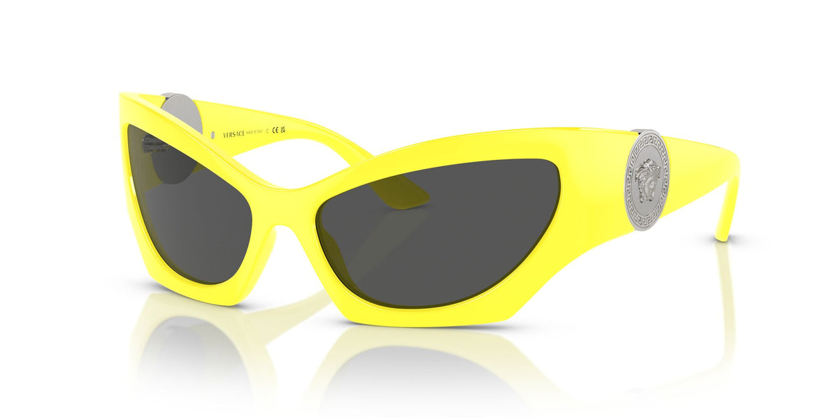 Versace 0VE4450 541887 60 Yellow/ Dark Grey 60 / Polyamide / Injected / Metal