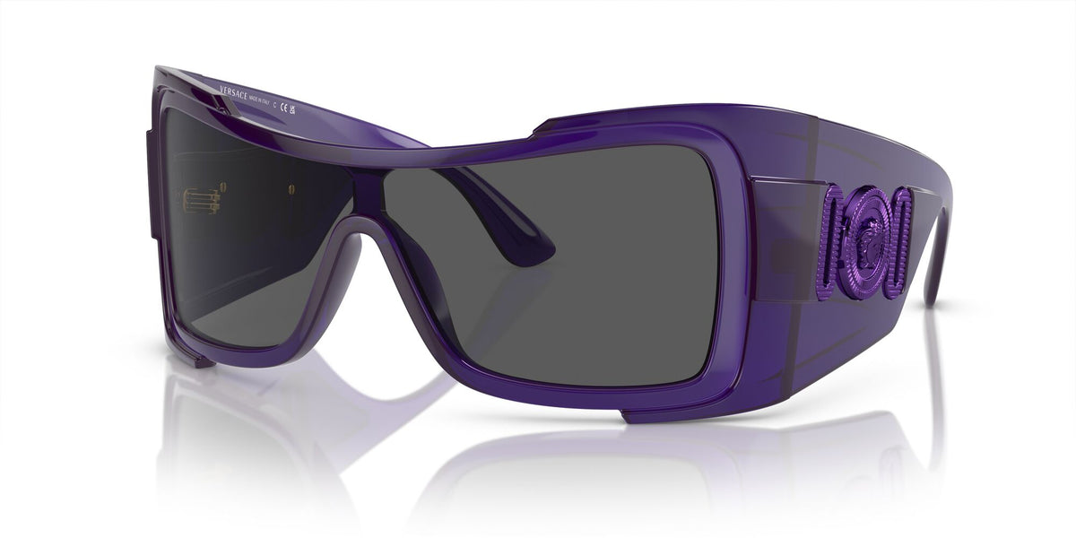 Versace 0VE4451 541987 27 Transparent Purple/ Dark Grey 27 / Polyamide / Nylon / Nylon