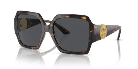 Versace 0VE4453 108/87 56 Havana/ Dark Grey 56 / Polycarbonate / Injected / Metal