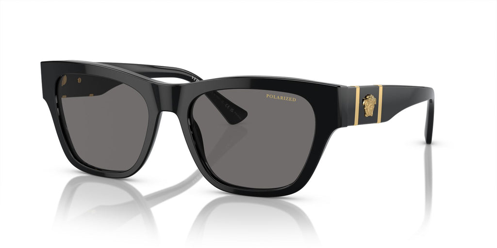 Versace 0VE4457 GB1/81 55 Black
Dark Grey Polarized 55 / Cr39 / Acetate 
Acetate
