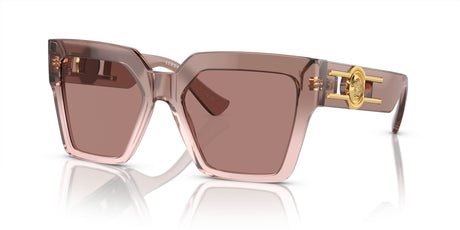 Versace 0VE4458F 543573 54 Brown Transparent/ Light Brown 54 / Polyamide Bio / Acetate / Injected