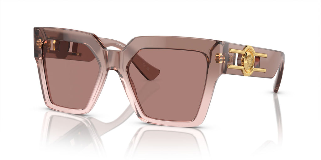 Versace 0VE4458F 543573 54 Brown Transparent/ Light Brown 54 / Polyamide Bio / Acetate / Injected