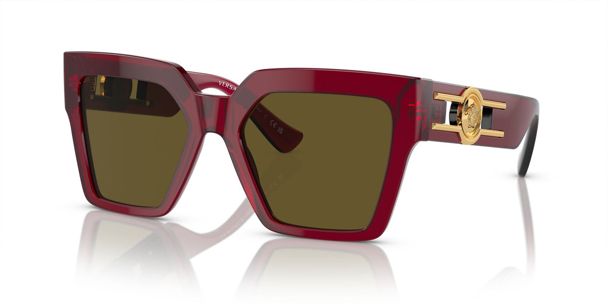 Versace 0VE4458 543073 54 Bordeaux/ Dark Brown 54 / Polyamide Bio / Acetate / Injected