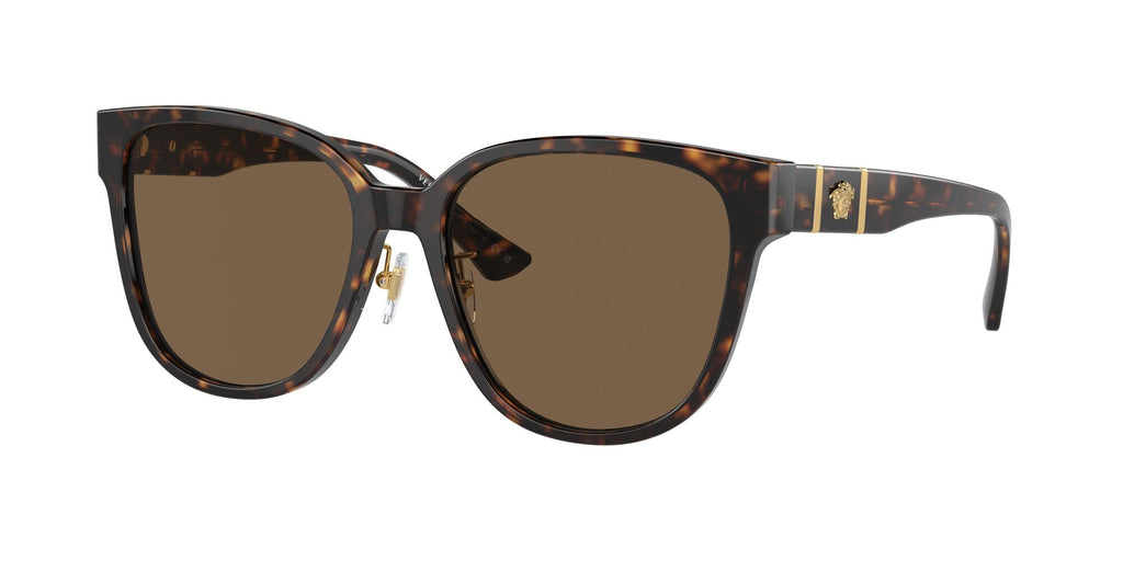 Versace 0VE4460D 108/73 57 Havana/ Dark Brown 57 / Polyamide Bio / Acetate / Acetate