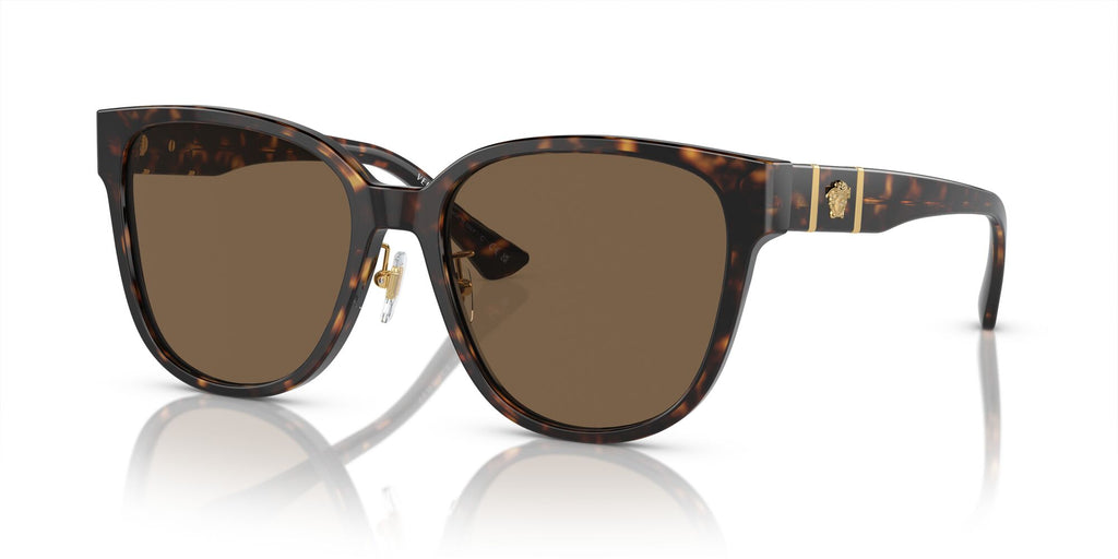 Versace 0VE4460D 108/73 57 Havana/ Dark Brown 57 / Polyamide Bio / Acetate / Acetate