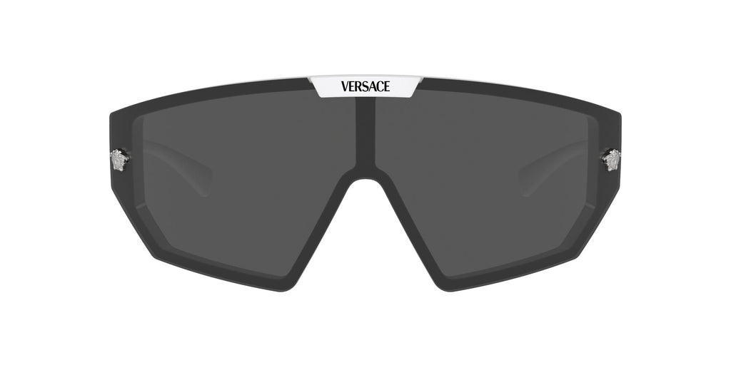 Versace 0VE4461 314/87 47 White/ Dark Grey/Mirror Silver