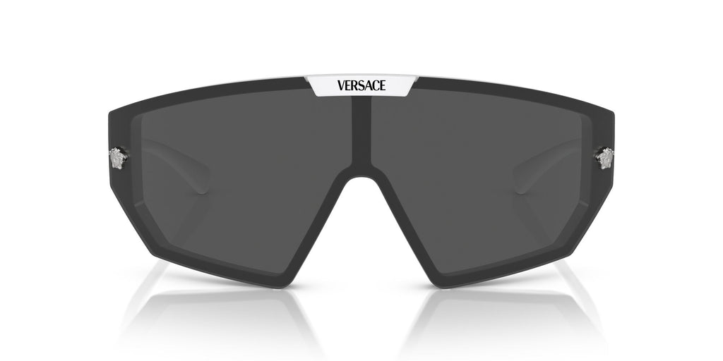 Versace 0VE4461 314/87 47 White/ Dark Grey/Mirror Silver